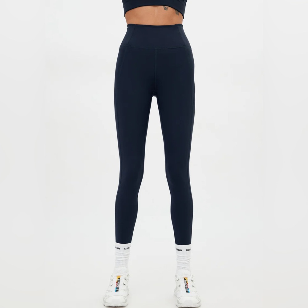 girlfriend collective Navy High-Rise Leggings